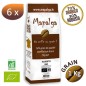 Pack x 6 Café grain ALBERTO BIO - 1 Kg - MAPALGA