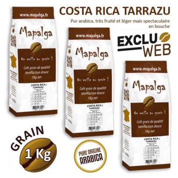 Pack X 3 Coffee Grain Costa Rica Los Santos Tarrazu - 1 kg - Mapalga