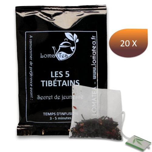 copy of Black tea The 5 Tibetans Lomatea X 20 Individual Infuses