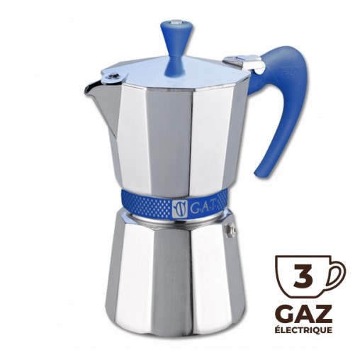 Cafetière BETTY BLEUE 3 Tasses - GAT (défaut d'aspect)