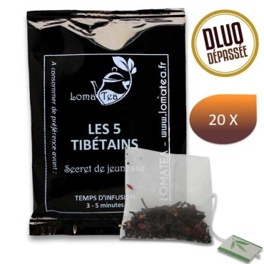 copy of Black tea The 5 Tibetans Lomatea X 20 Individual Infuses