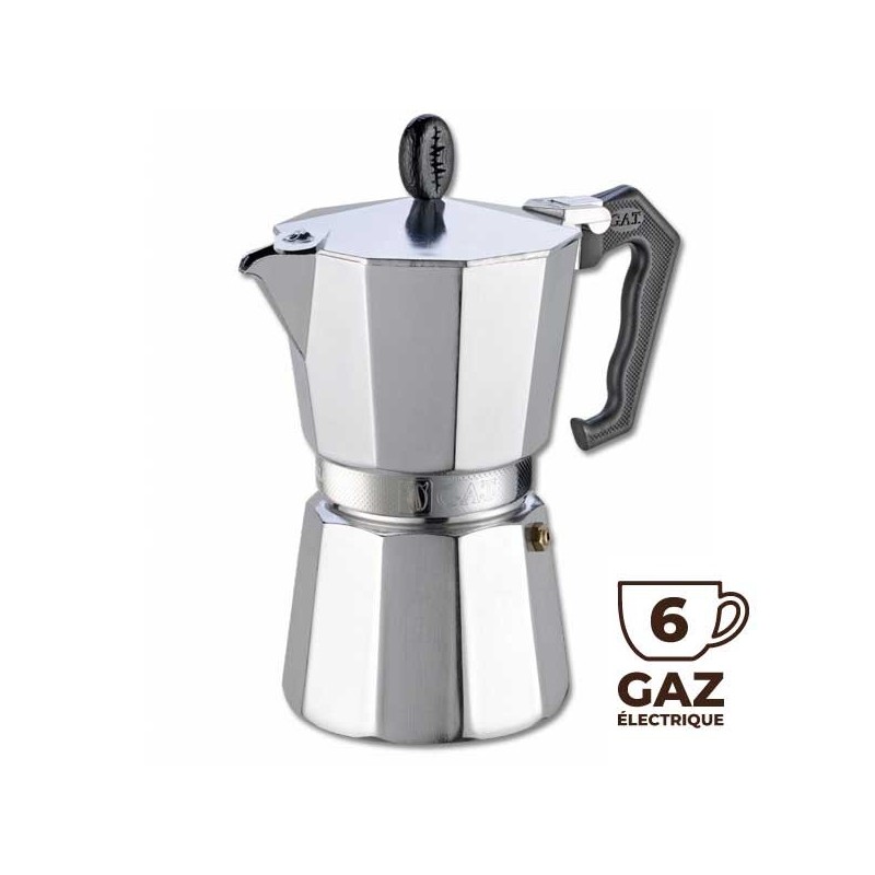 Cafetière Italienne LADY ORO 6 tasses - GAT (défaut d'aspect)