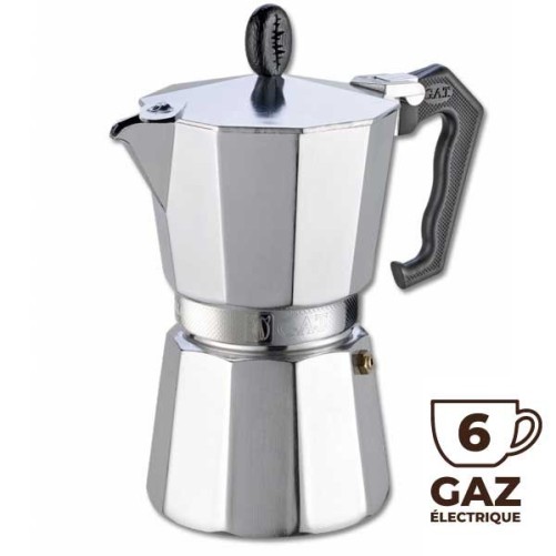 Cafetière Italienne LADY ORO 6 tasses - GAT