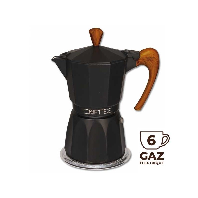 Cafetière Italienne FASHION WOOD 6 TASSES - GAT Cafetière Italienne FASHION WOOD 6 TASSES - GAT