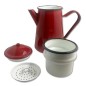 Cafetière du Nord rouge d'antan Ibili Cafetière du Nord rouge d'antan Ibili