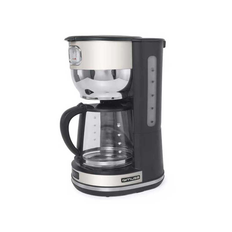 Cafetière filtre Crème MS-220 SC 10 tasses - MUSE