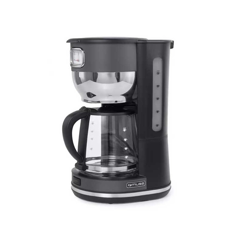 Cafetière filtre Anthracite MS-220 DG 10 tasses - MUSE