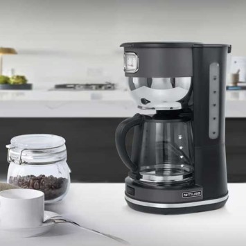 Cafetière filtre Anthracite MS-220 DG 10 tasses - MUSE