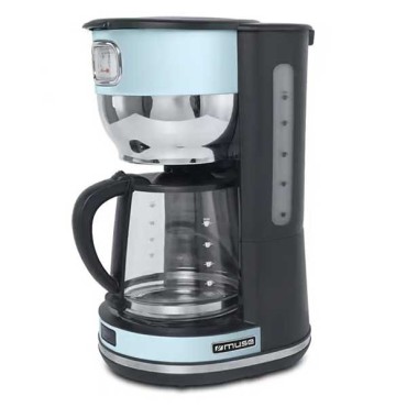 Cafetière filtre Turquoise MS-220 VB 10 tasses - MUSE