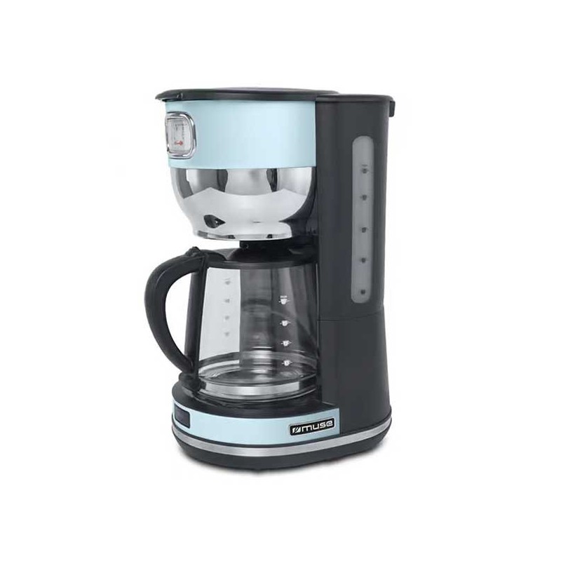 Cafetière filtre Turquoise MS-220 VB 10 tasses - MUSE Cafetière filtre Turquoise MS-220 VB 10 tasses - MUSE