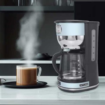 Cafetière filtre Turquoise MS-220 VB 10 tasses - MUSE