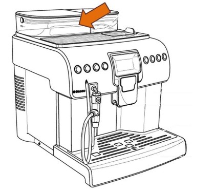 Bac à eau 2,5 litres Royal Aulika 11035748 / 11025725/ 996530068579 SAECO