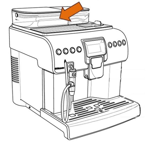 Bac à eau 2,5 litres Royal Aulika 11035748 / 11025725/ 996530068579 SAECO