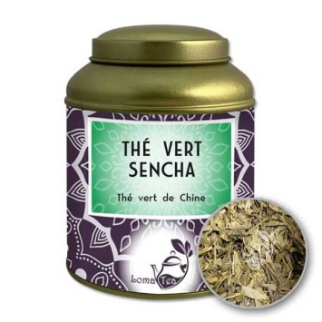 Thé vert SENCHA VRAC Boîte métal 100g - LOMATEA