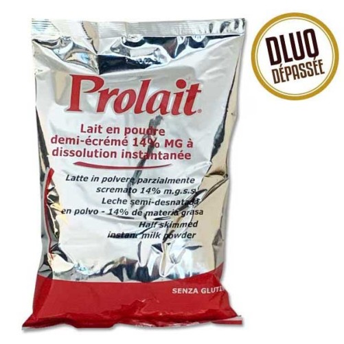 Lait en poudre DEMI ÉCRÉMÉ DLUO DÉPASSÉE - PROLAIT