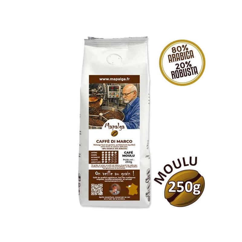 Caffè Di Marco Moulu coffee - 250g - Mapalga Caffè Di Marco Moulu coffee - 250g - Mapalga