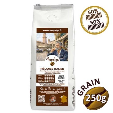Café grain MÉLANGE ITALIEN - 250g - MAPALGA