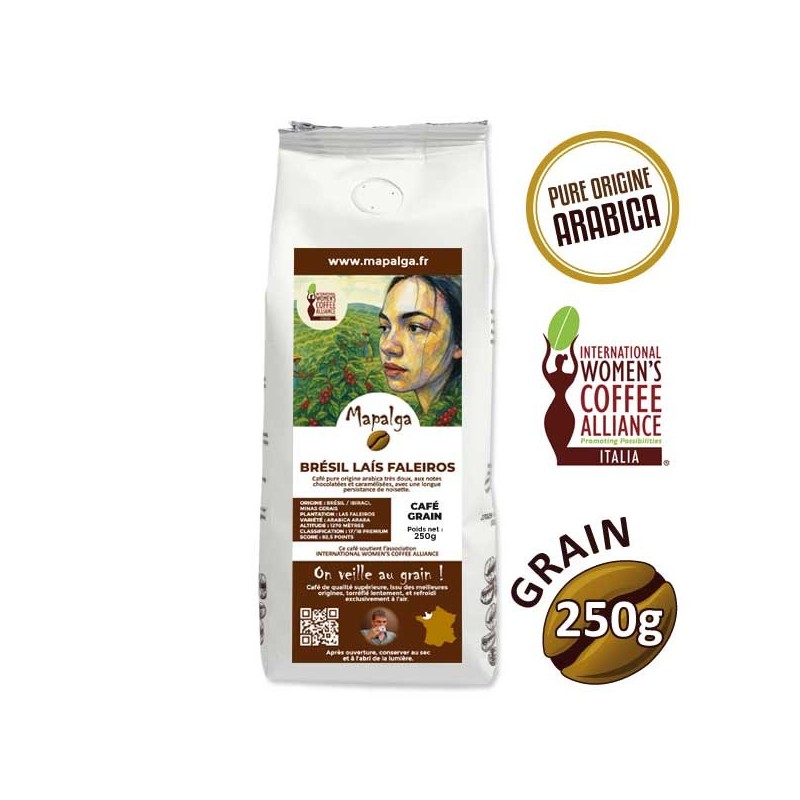 Coffee of women grain pure origin Brazil Laís Faleiros -250g - MAPALGA