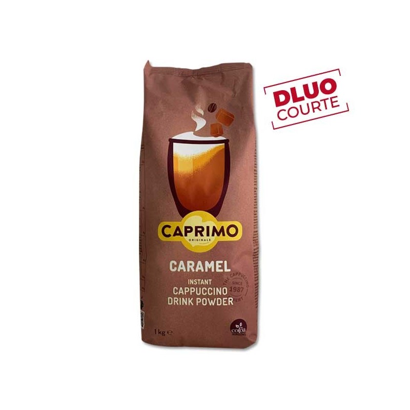 Café Cappuccino Caramel 1Kg DLUO COURTE - CAPRIMO Café Cappuccino Caramel 1Kg DLUO COURTE - CAPRIMO