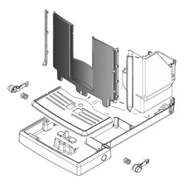 Plateau frontal noir 421944034801 SAECO GAGGIA