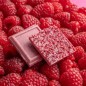 Tablette Chocolat Blanc BIO Le Carré FRAMBOISE D'AMOUR 80g - BOVETTI