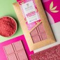 Tablette Chocolat Blanc BIO Le Carré FRAMBOISE D'AMOUR 80g - BOVETTI