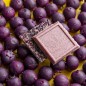 Tablette Chocolat Blanc BIO Le Carré CASSIS LOVER 80g - BOVETTI