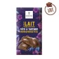 Tablette chocolat au lait fourré à la pâte à tartiner noir & noisettes 100g BIO - BOVETTI Tablette chocolat au lait fourré à la pâte à tartiner noir & noisettes 100g BIO - BOVETTI