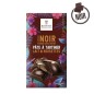Tablette chocolat noir fourré à la pâte à tartiner lait & noisettes 100g BIO - BOVETTI