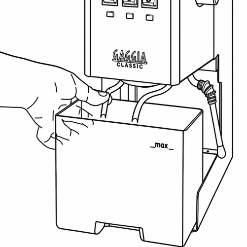 Bac à eau Gaggia Classic 996530053223 / 421941022641
