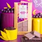 Tablette Chocolat Blanc BIO Le Carré CASSIS LOVER 80g - BOVETTI