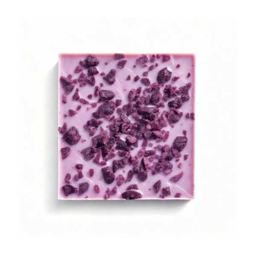 Tablette Chocolat Blanc Le Carré CASSIS LOVER 80g - BOVETTI