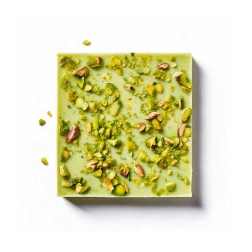 Tablette Chocolat Blanc Le Carré PISTACHE ADDICT 80g - BOVETTI