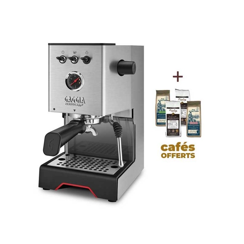 CLASSIC UP INOX GAGGIA EG2500/00 (+ 4 x 250g de café offerts) CLASSIC UP INOX GAGGIA EG2500/00 (+ 4 x 250g de café offerts)