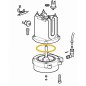 Joint de support porte filtre 11004543 / 996530002395 / 421941162531 SAECO GAGGIA Joint de support porte filtre 11004543 / 996530002395 / 421941162531 SAECO GAGGIA