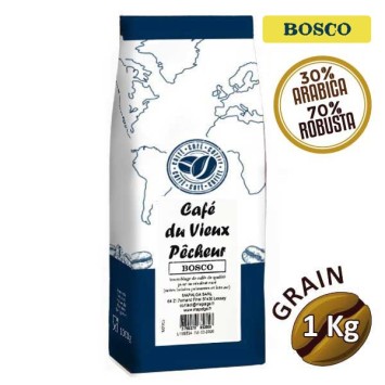 Café grain BOSCO grand format - CAFÉ DU VIEUX PÊCHEUR