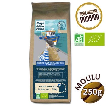 Café Bio pure origine PÉROU SAN IGNACIO - CAFÉ DU VIEUX PÊCHEUR