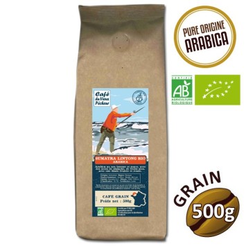 Café Bio pure origine SUMATRA  LINTONG - CAFÉ DU VIEUX PÊCHEUR
