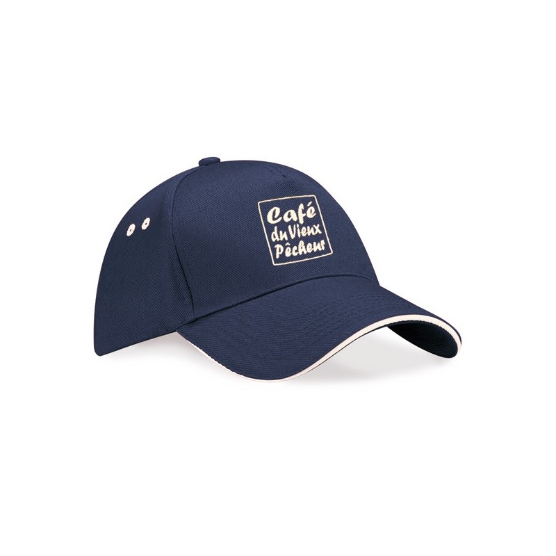 Casquette Unisexe 100% coton - CAFÉ DU VIEUX PÊCHEUR Casquette Unisexe 100% coton - CAFÉ DU VIEUX PÊCHEUR