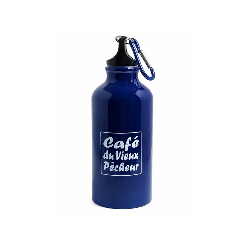 Gourde aluminium 400 ml - CAFÉ DU VIEUX PÊCHEUR Gourde aluminium 400 ml - CAFÉ DU VIEUX PÊCHEUR