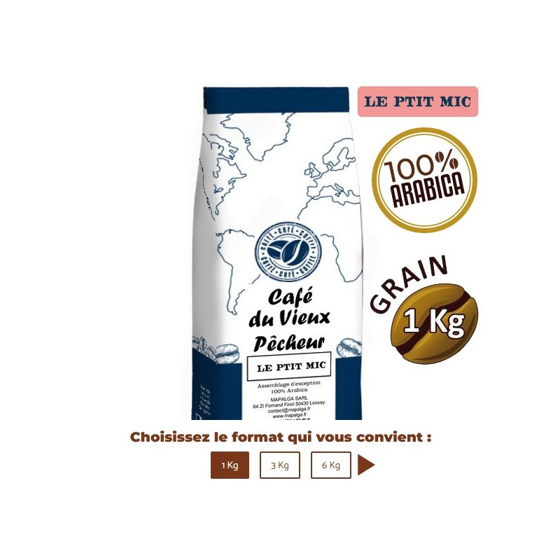Café grand format LE PTIT MIC  CAFÉ DU VIEUX PÊCHEUR