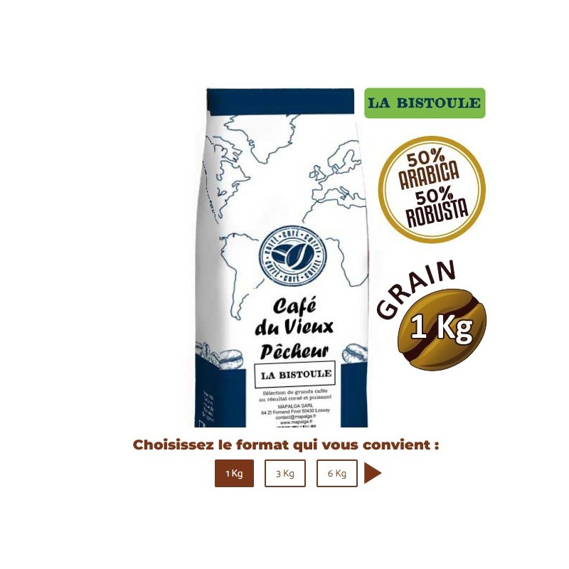 Café LA BISTOULE 1Kg - CAFÉ DU VIEUX PÊCHEUR