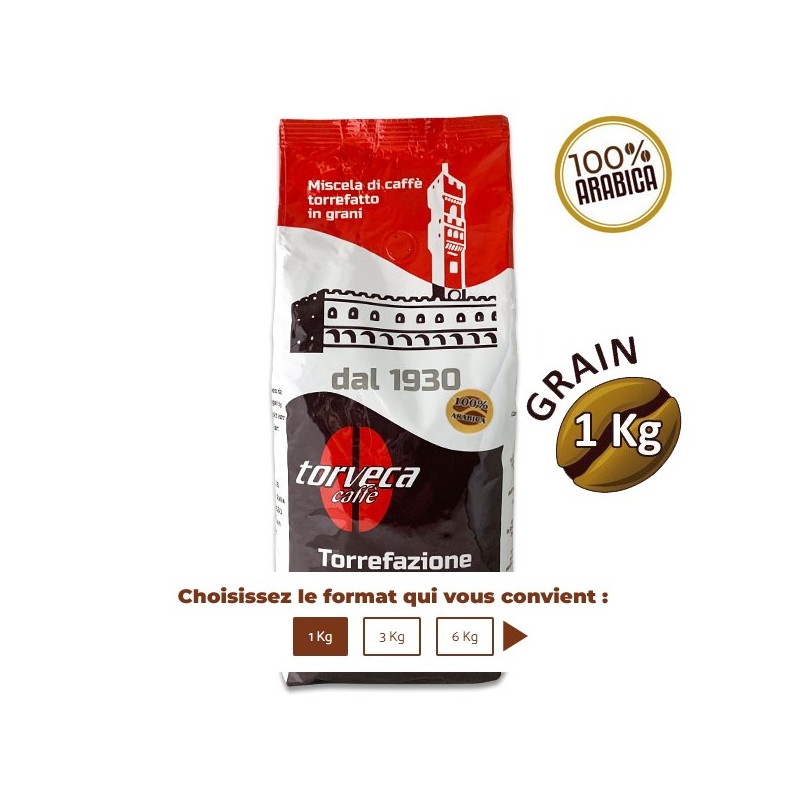 TORVECA Café grain 100 % arabica 1kg