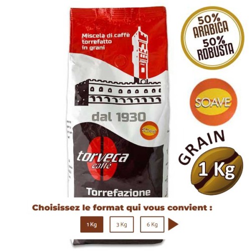 TORVECA Café grain SOAVE 1 Kg