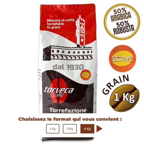 Cafe grain Soave - 1 Kg - TORVECA