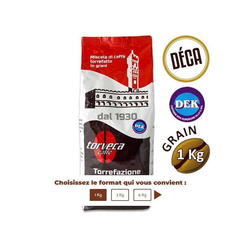 TORVECA Café grain DEK 1 Kg