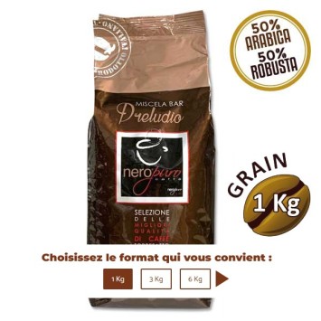 NERO PURO Café grain PRELUDIO 1 Kg