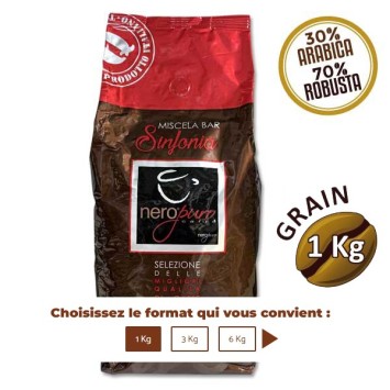 NERO PURO Café grain SINFONIA 1 Kg