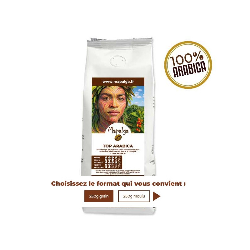 Café TOP ARABICA 250g MAPALGA