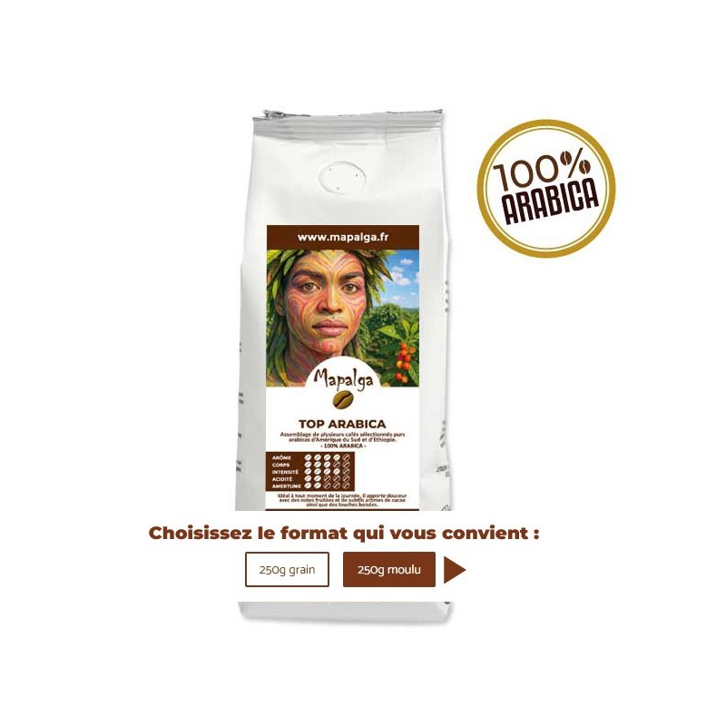 Café TOP ARABICA 250g - MAPALGA